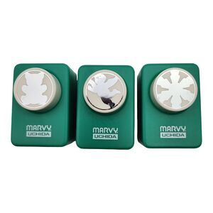 Marvy Uchida FRAME Paper Punches *** Lot of 3 *** Angel, Snowflake, Teddy Bear